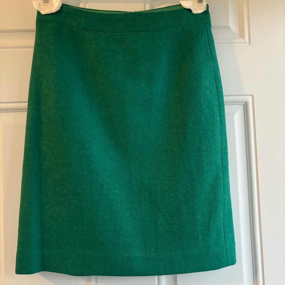 J. Crew Wool Blend Pencil Skirt, Size 0